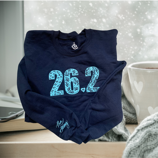 26.2 marathoner sweatshirt | Run Strong!