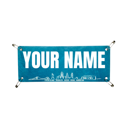 NYC Name Bib Kit-Marathon Name Bib- Custom