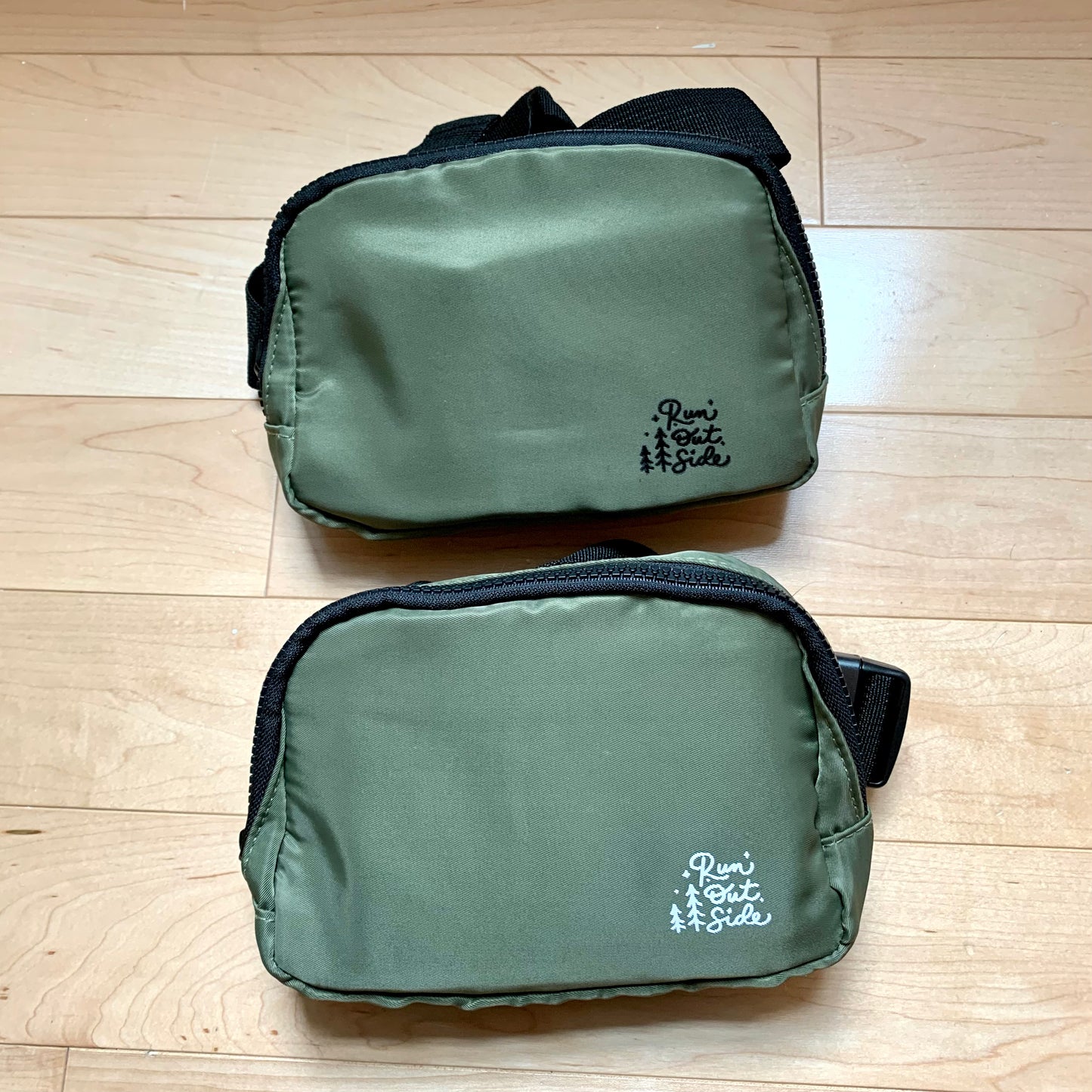 Run outside belt bag