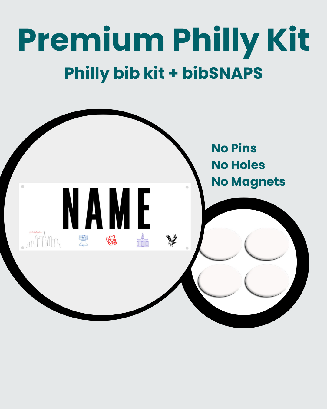 Philly Name Bib Kit-Marathon Name Bib- Custom- Philadelphia Marathon