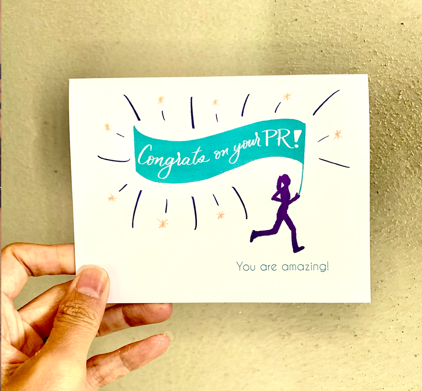 Congratulations on your PR Greeting Card