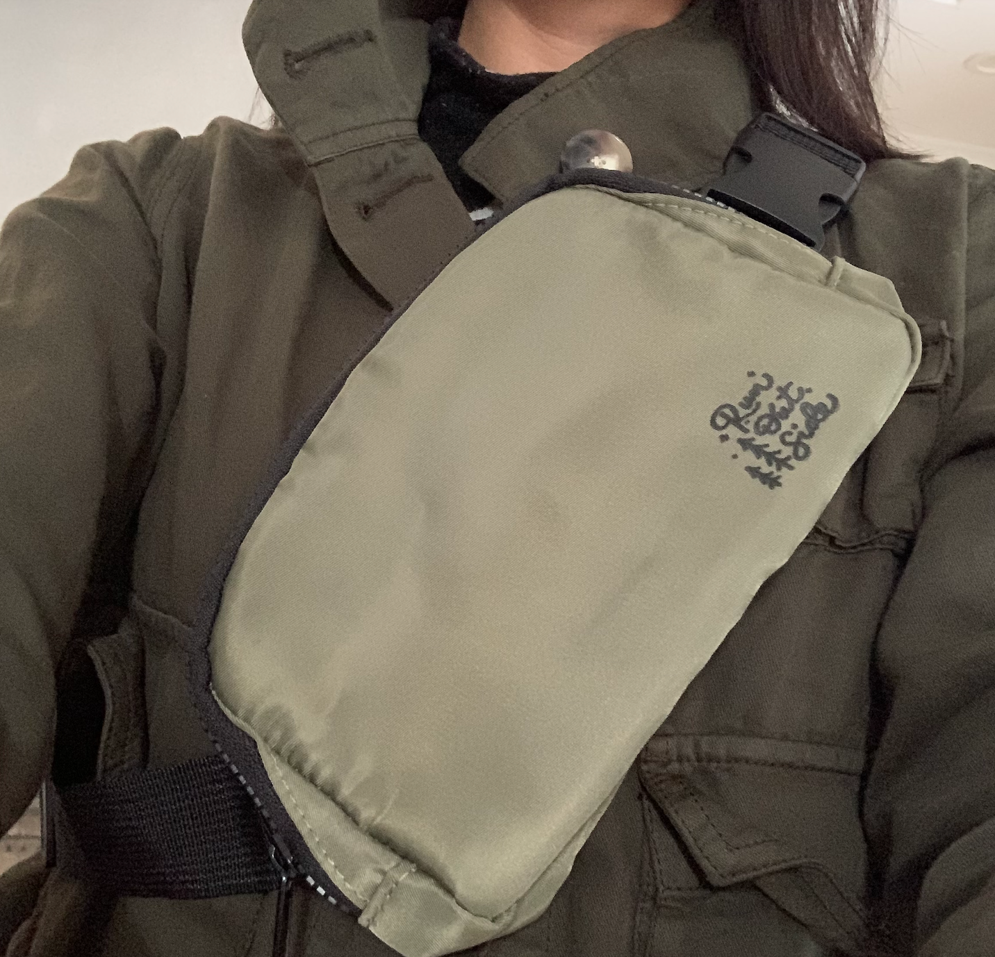 Run outside belt bag
