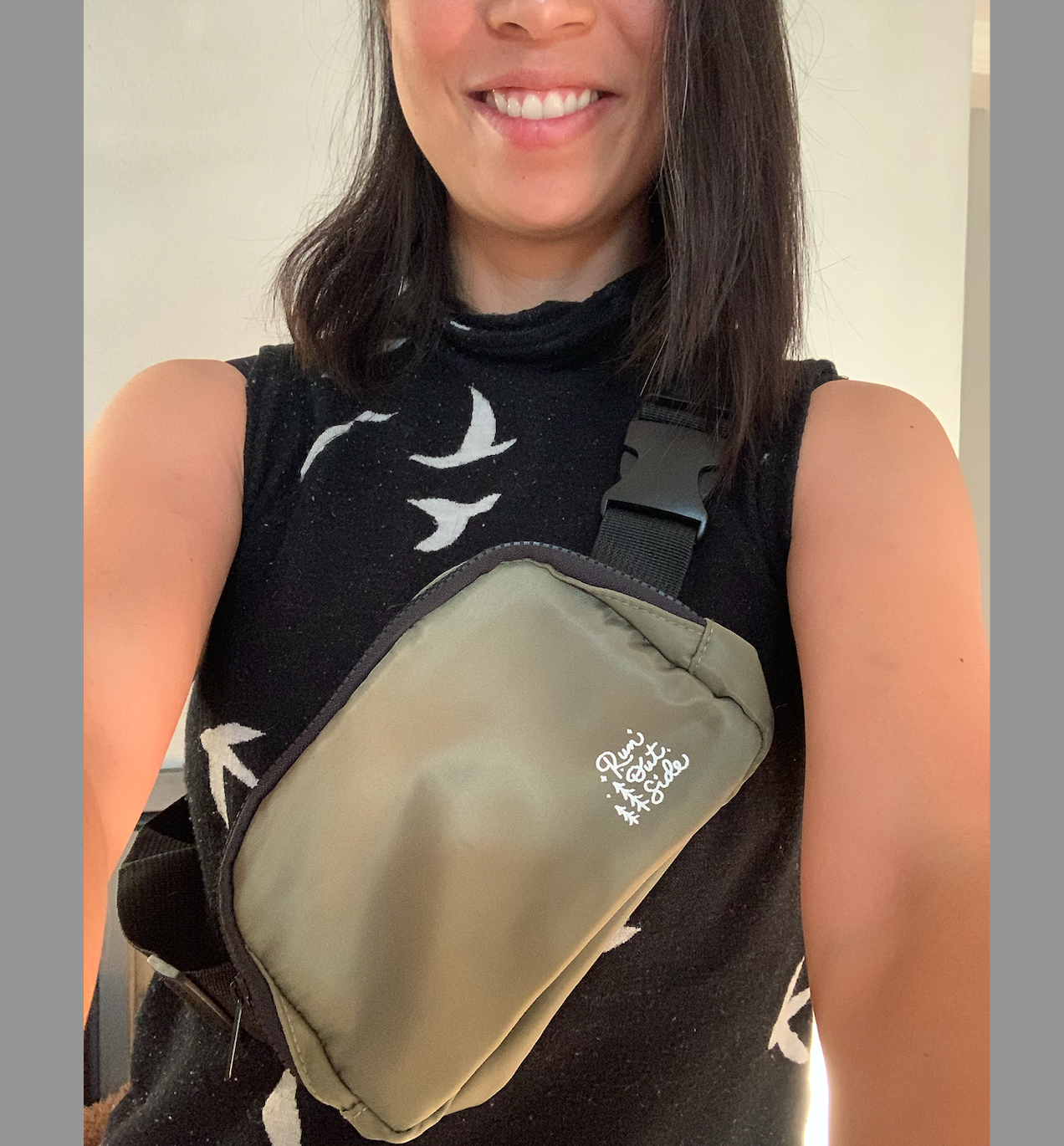 Run outside belt bag