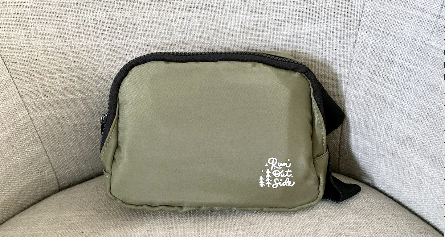 Run outside belt bag