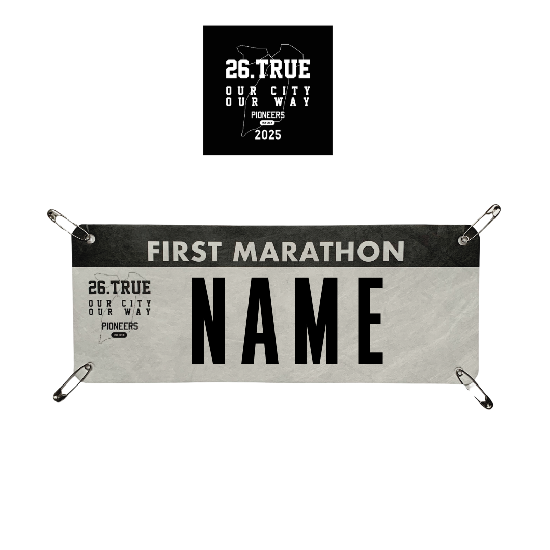 26.TRUE 1st Marathon Name Bib Kit- Collaboration