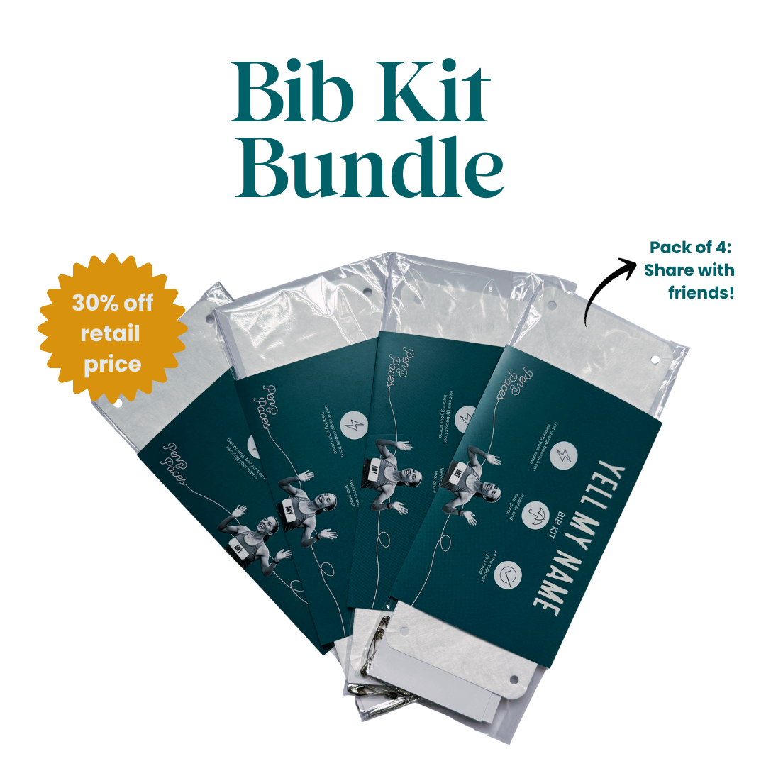 Pack of 4 - Name Bib Kits