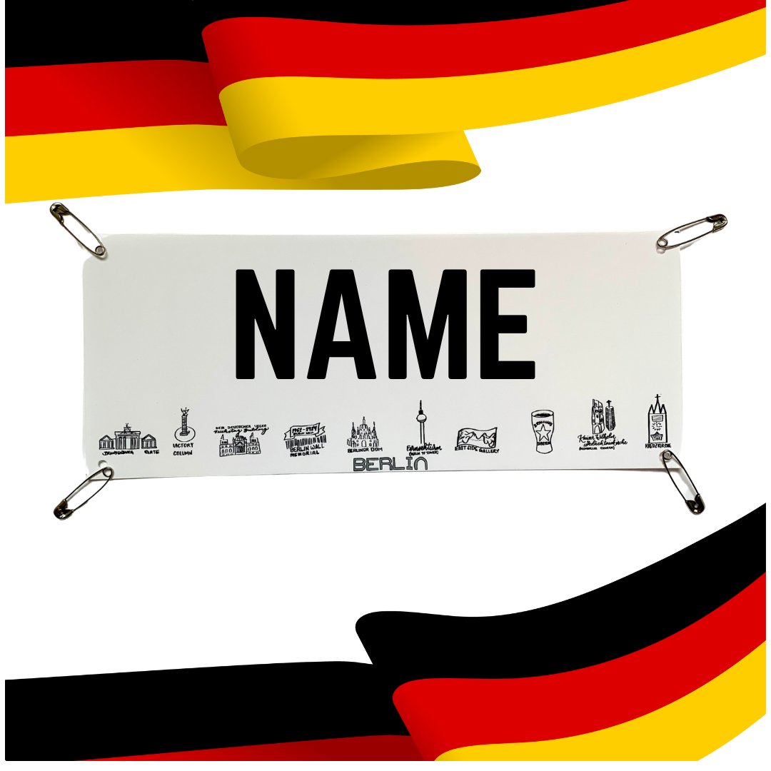 Berlin - Marathon Name Bib Kit