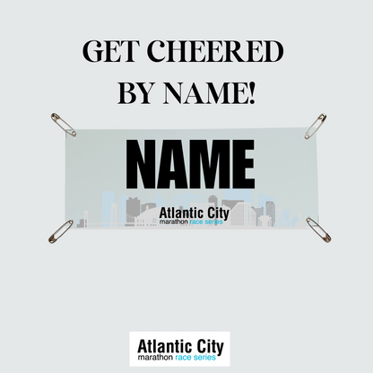Atalantic City Marathon Collaboration Yell my name race bib topper kit!