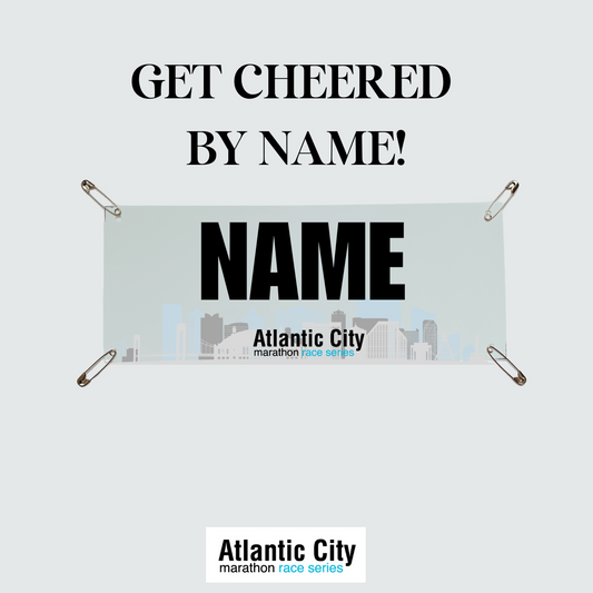Atalantic City Marathon Collaboration Yell my name race bib topper kit!
