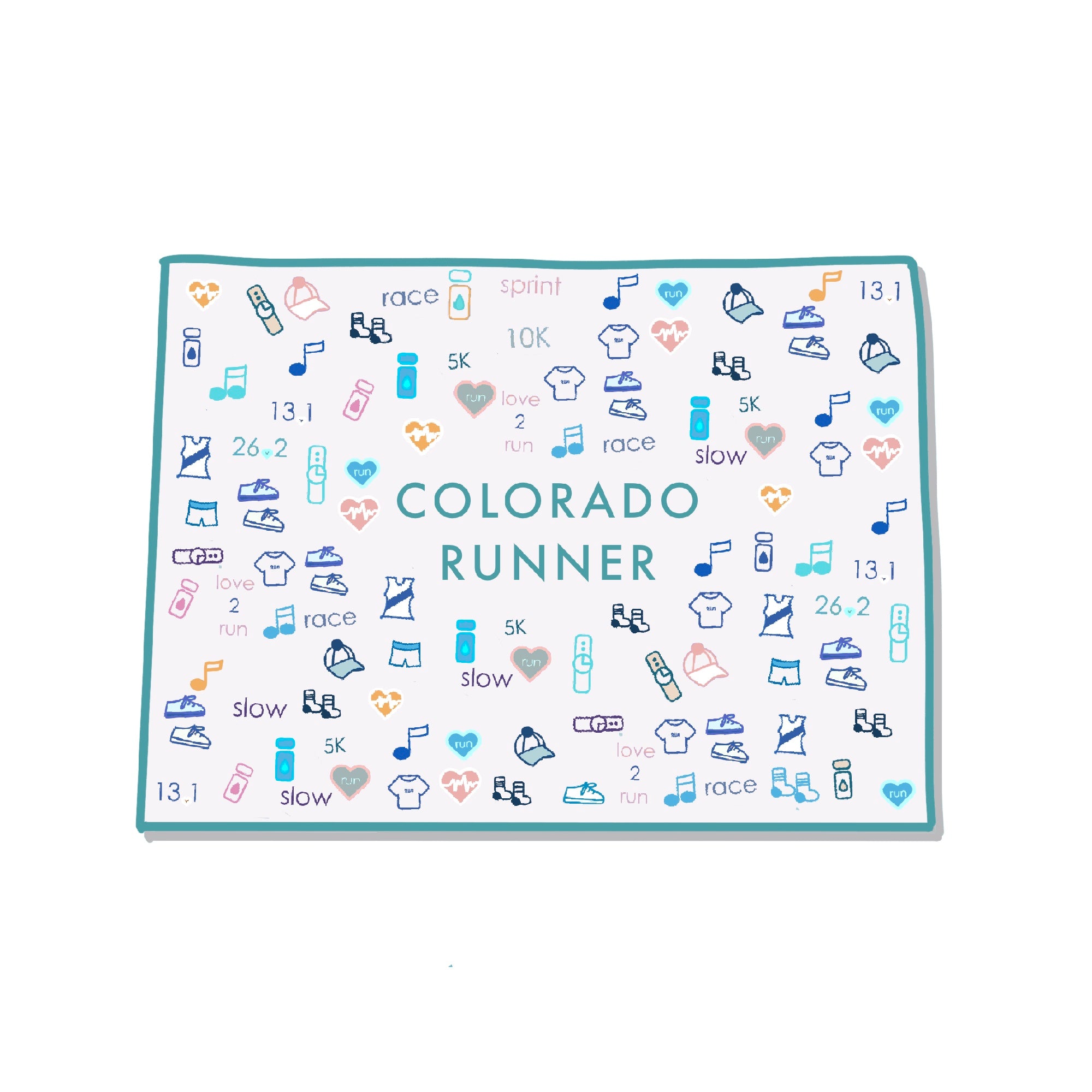 Colorado Runner Sticker