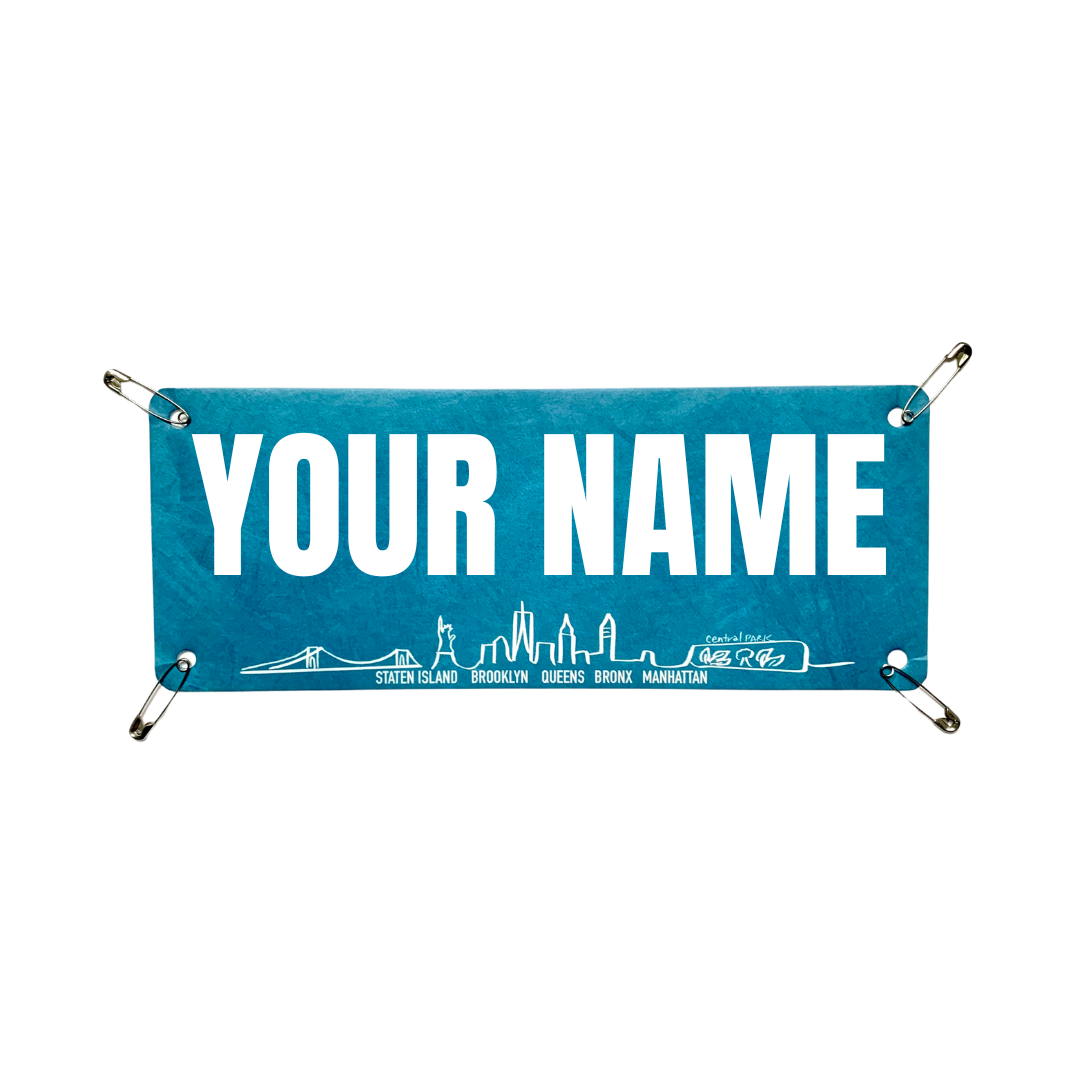NYC - Marathon Name Bib Kit