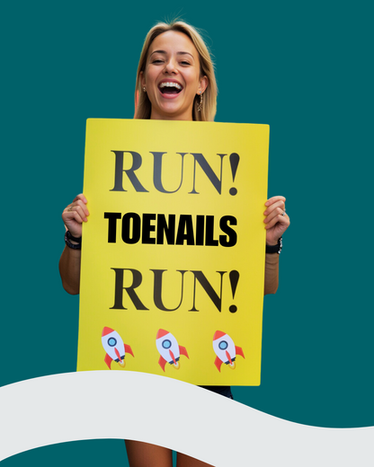 Race Day Poster Kit- Complete "Run! ____ Run!" Poster Kit | Custom Cheer Signs Made Easy!