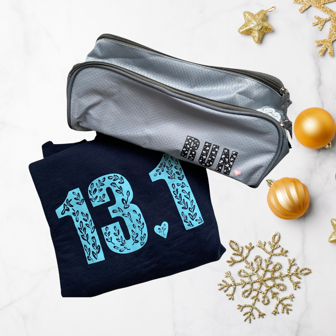 BUNDLE: 13.1 half marathoner sweatshirt & Shoe Bag