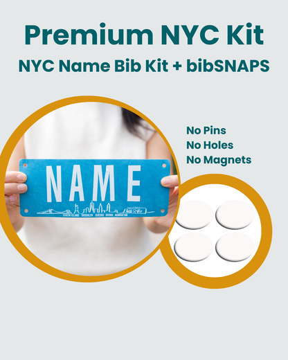 NYC Name Bib Kit-Marathon Name Bib- Custom