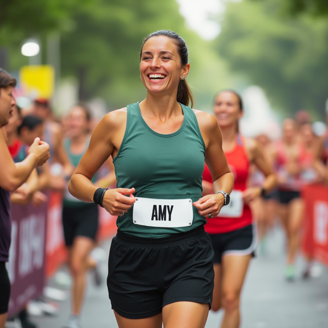 Chron's and Colitis Collaboration Personalized Race Bib- Yell my name race name bib kit