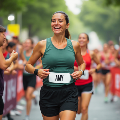 Crohn’s and Colitis Foundation Collaboration Personalized Race Bib- Yell my name race name bib kit