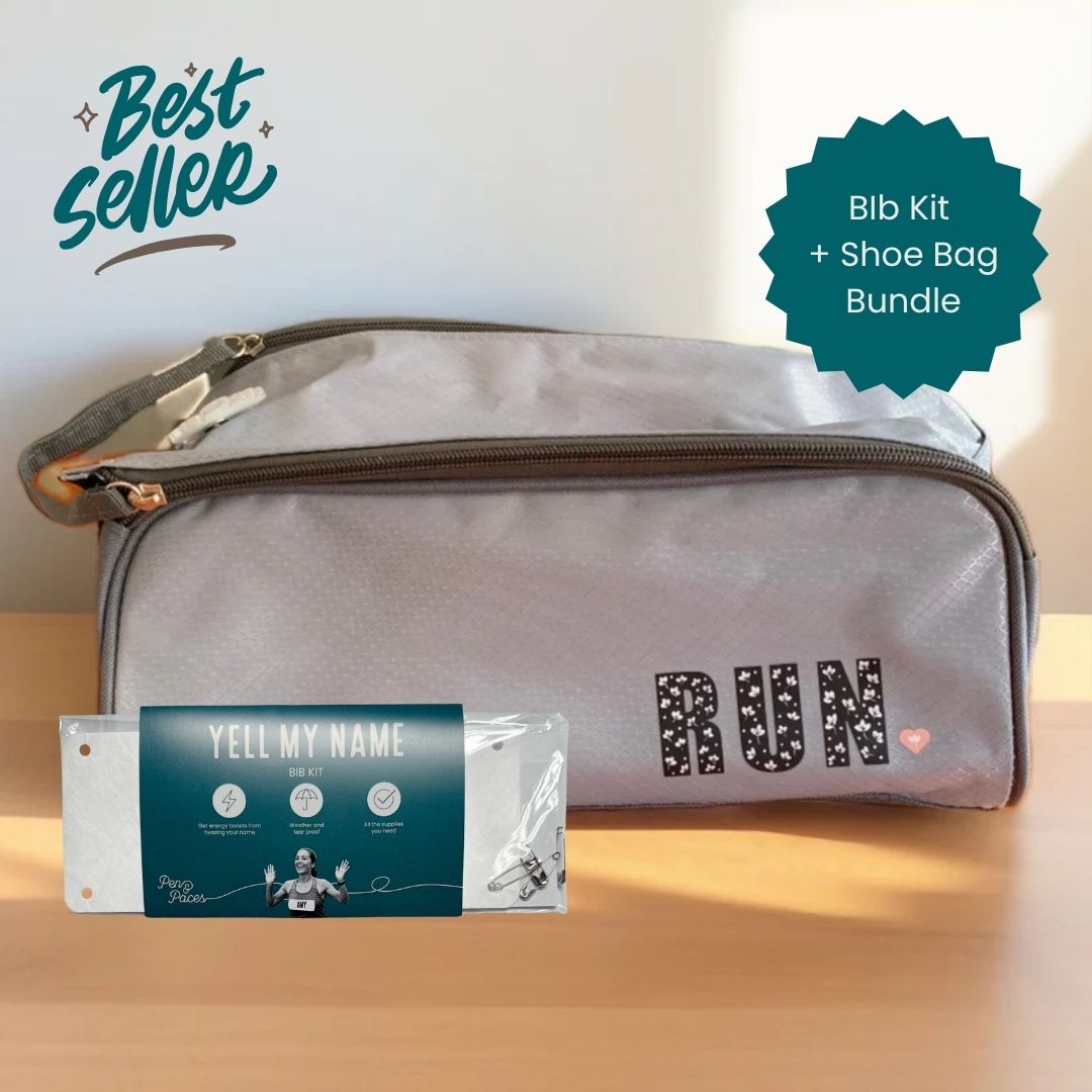 Bestseller Bundle: Shoe Bag and Yell My Name Bib Kit