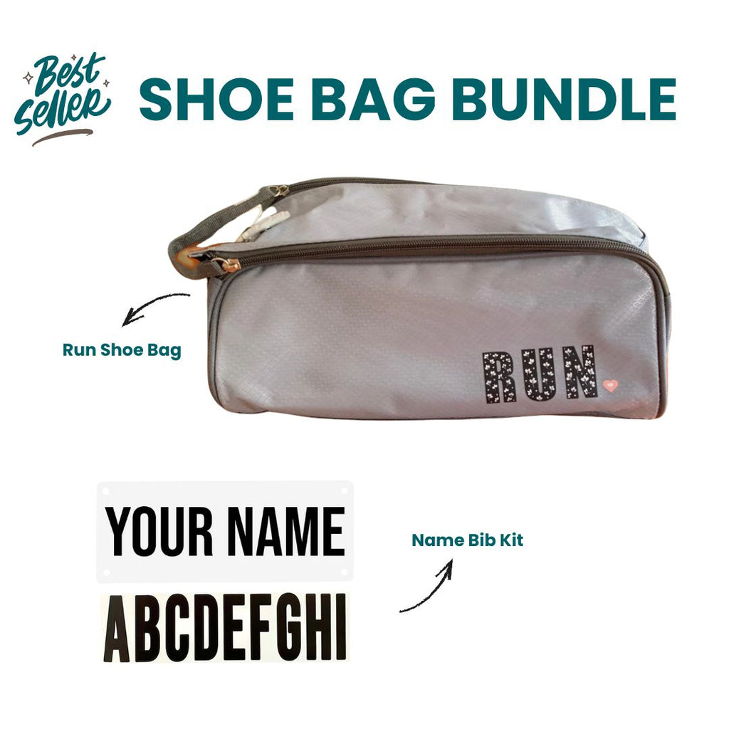 Bestseller Bundle: Shoe Bag and Yell My Name Bib Kit