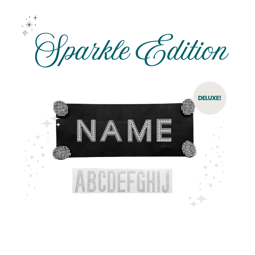 Deluxe Bib Kit- Sparkle Edition- BibBoards Collaboration