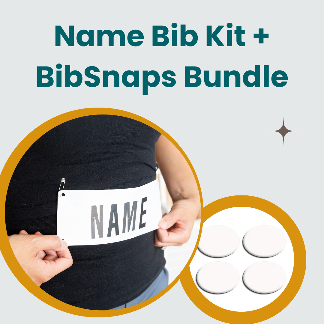 Limited Edition:  Name Bib + BibBoards BibSnaps Collaboration