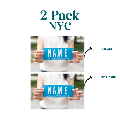 Pack of 2 - Yell my name race bib kit! Personalized race name bibs.