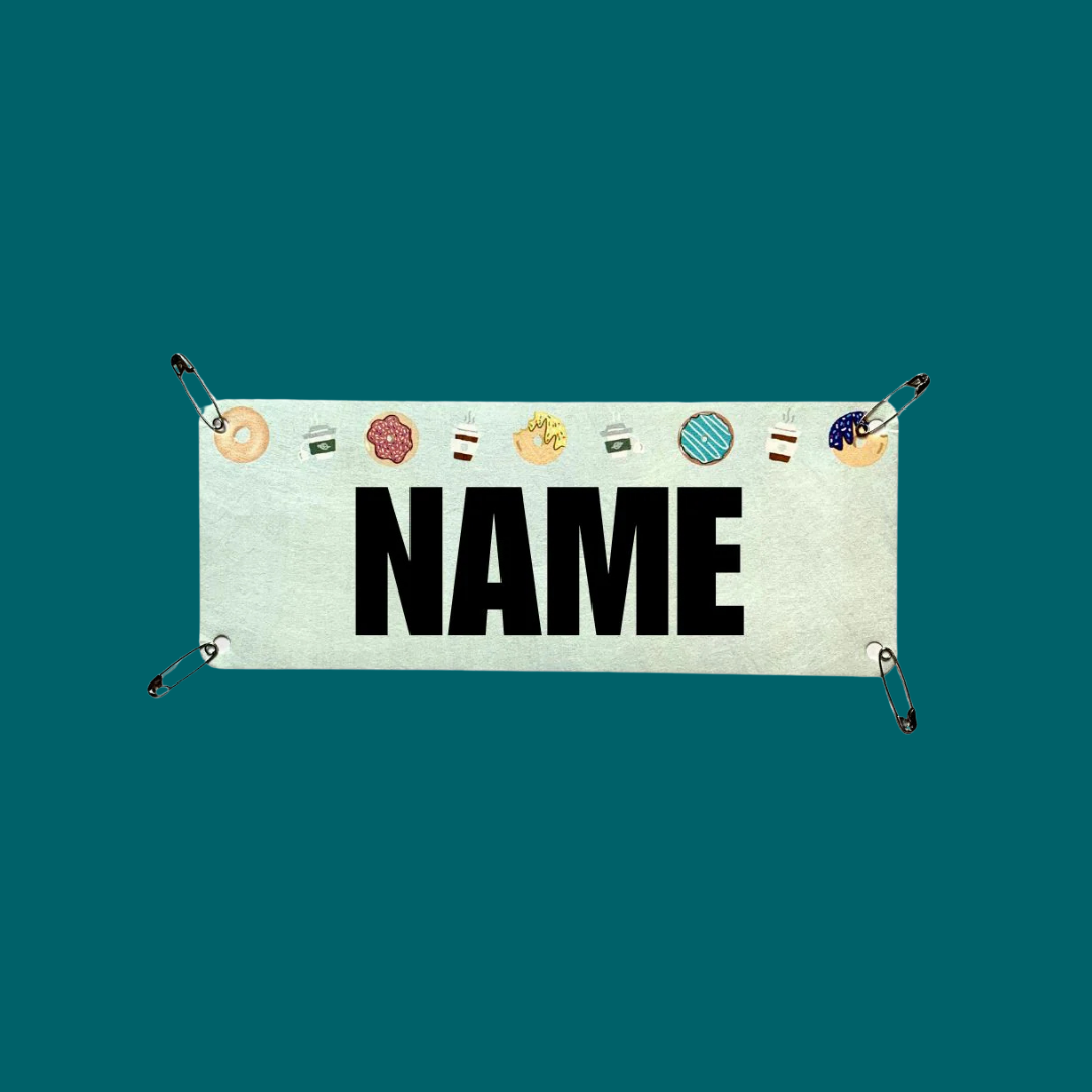 Donut - Custom Marathon Name Bib Kit