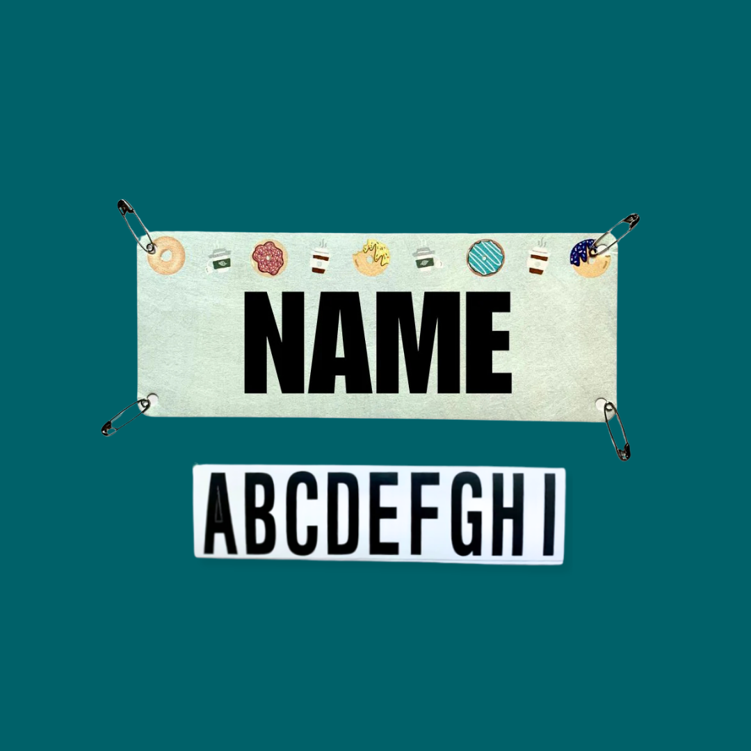 Donut - Custom Marathon Name Bib Kit