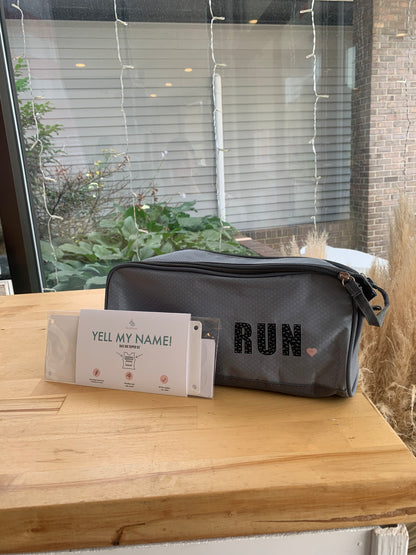 Bestseller Bundle: Shoe Bag and Yell My Name Bib Kit