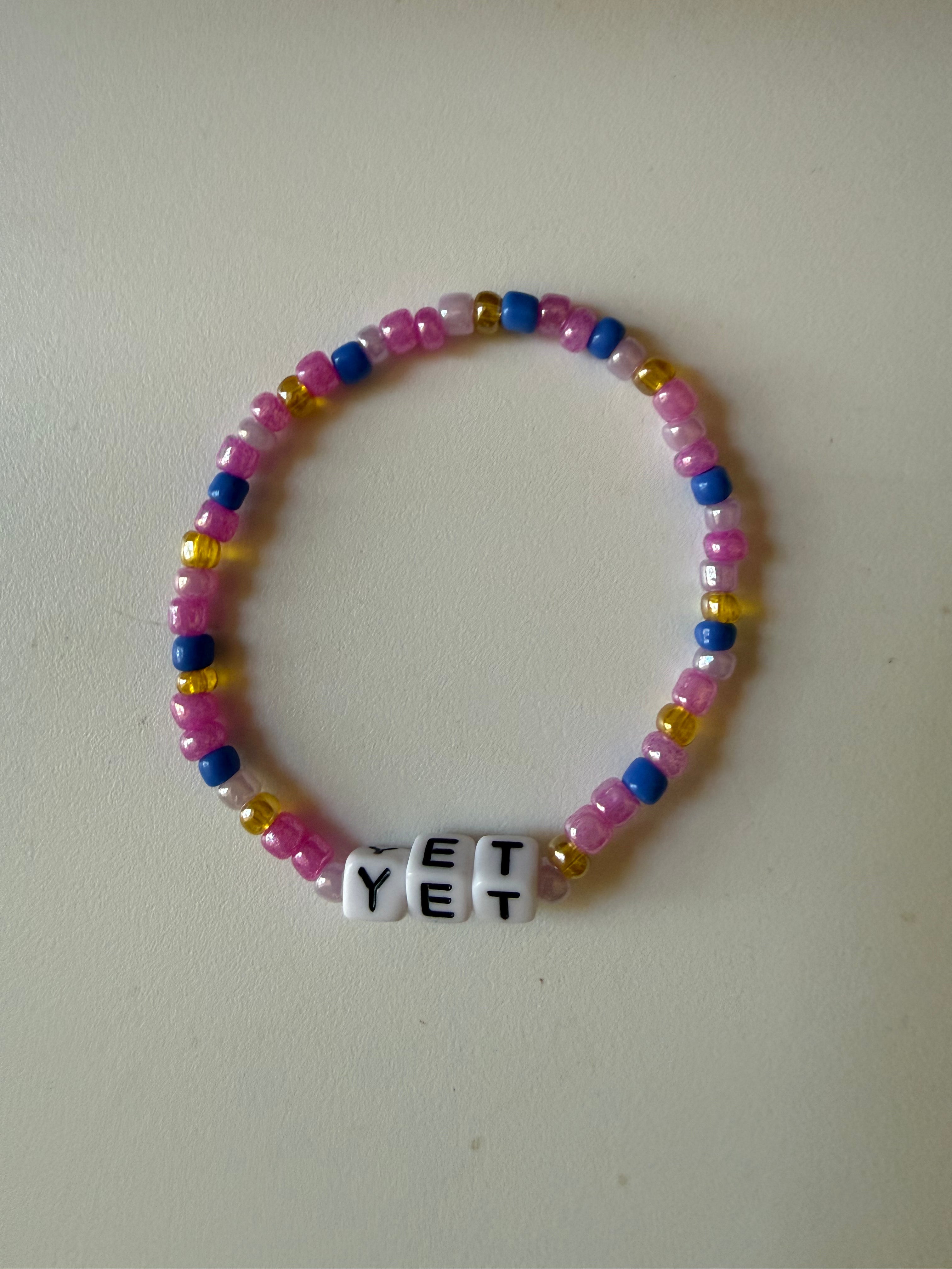 NYC Pop UP- Mantra Bracelet  Running with Grace Collaboration