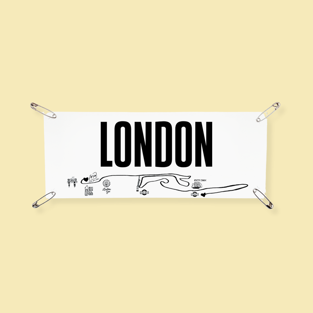 London - Marathon Name Bib Kit