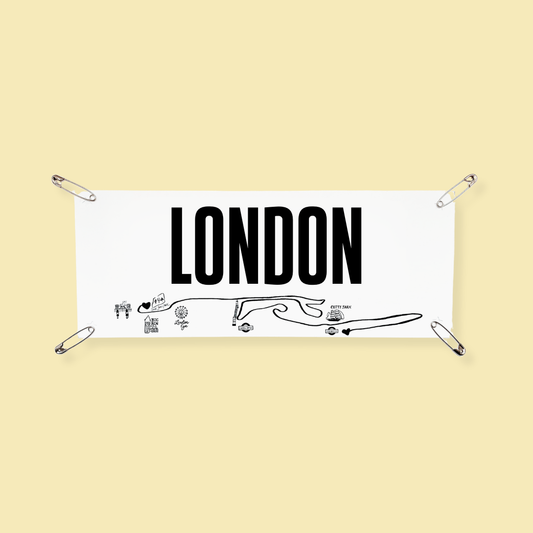 London - Marathon Name Bib Kit