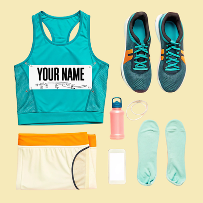 London - Marathon Name Bib Kit