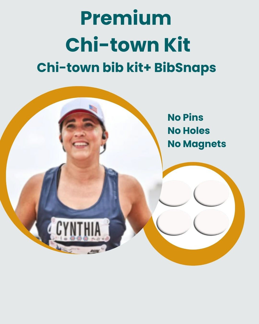 Chi-Town- Marathon Name Bib Kit (Chicago)