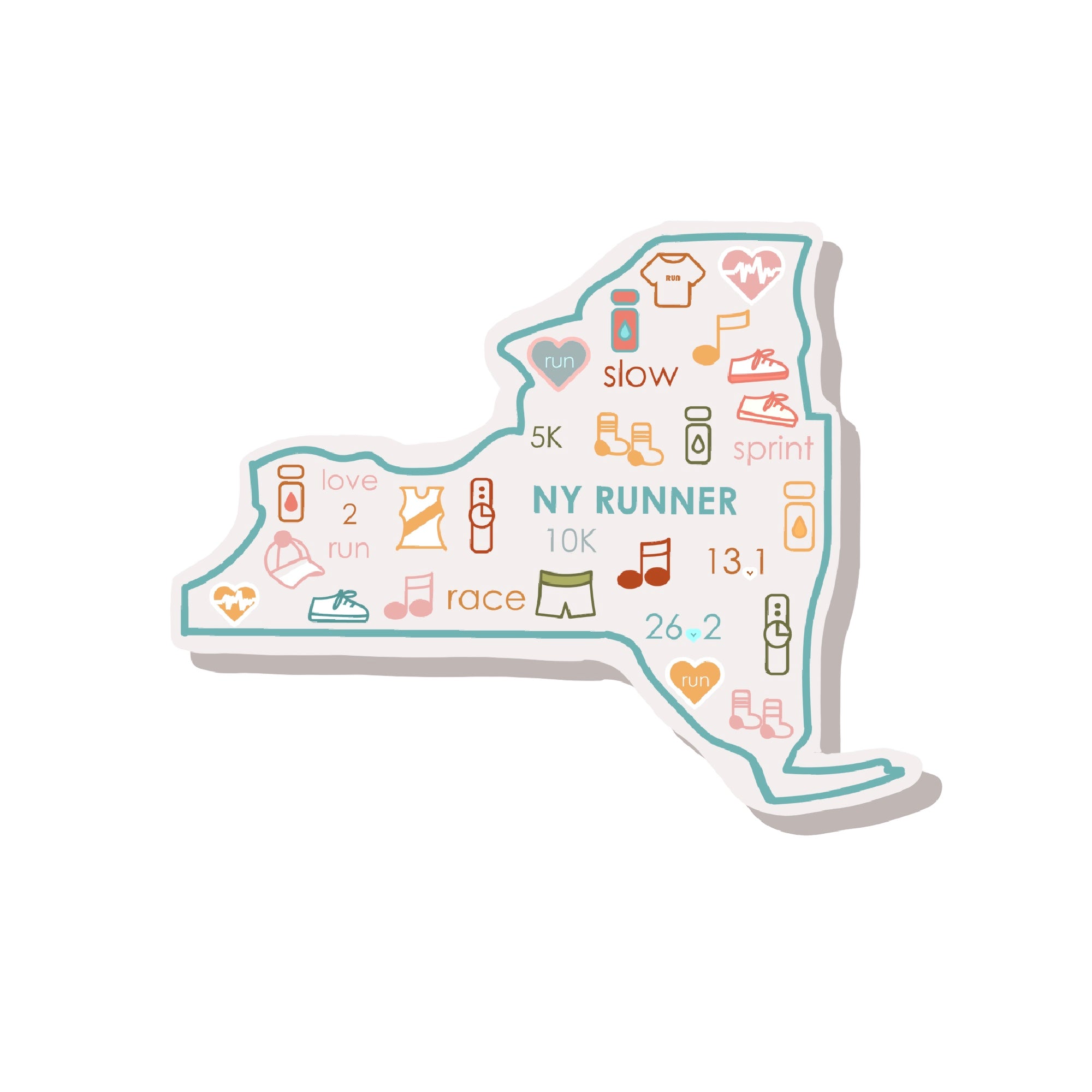 New York Runner sticker
