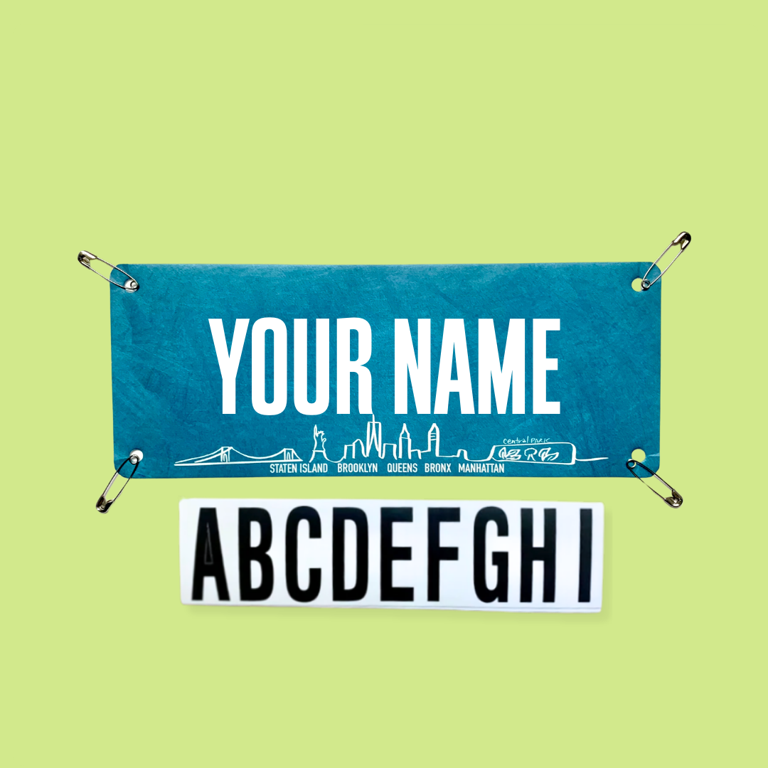 NYC - Marathon Name Bib Kit