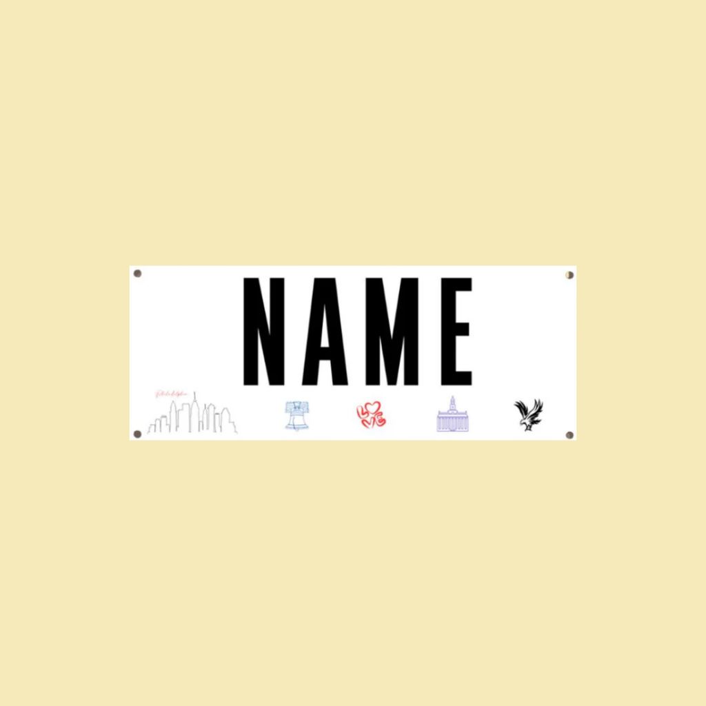 Philadelphia- Marathon Name Bib Kit