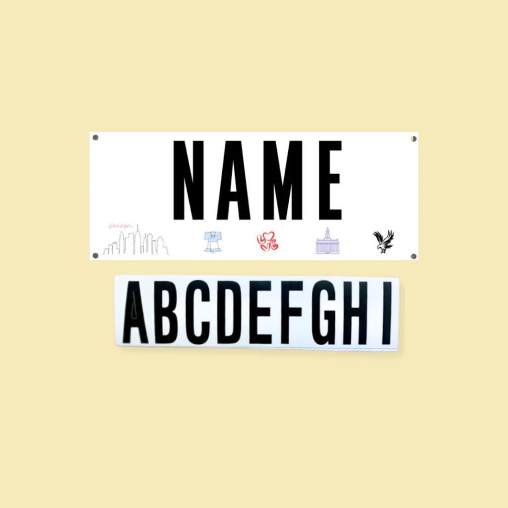 Philadelphia- Marathon Name Bib Kit