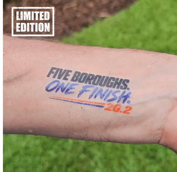 NYC 5 boroughs Temp Tattoo- Collaboration (MyRaceTatts)