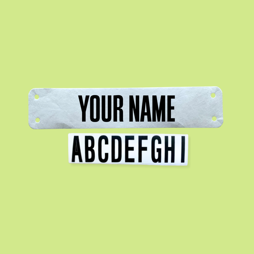Slim Name Bib Kits