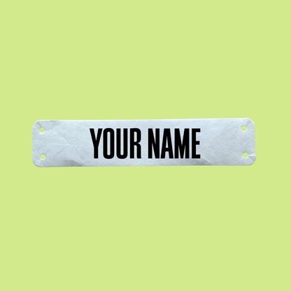 Slim Name Bib Kits