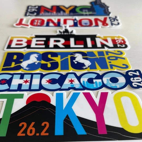Big 6 World Major Races Sticker Pack (6-pack) collaboration