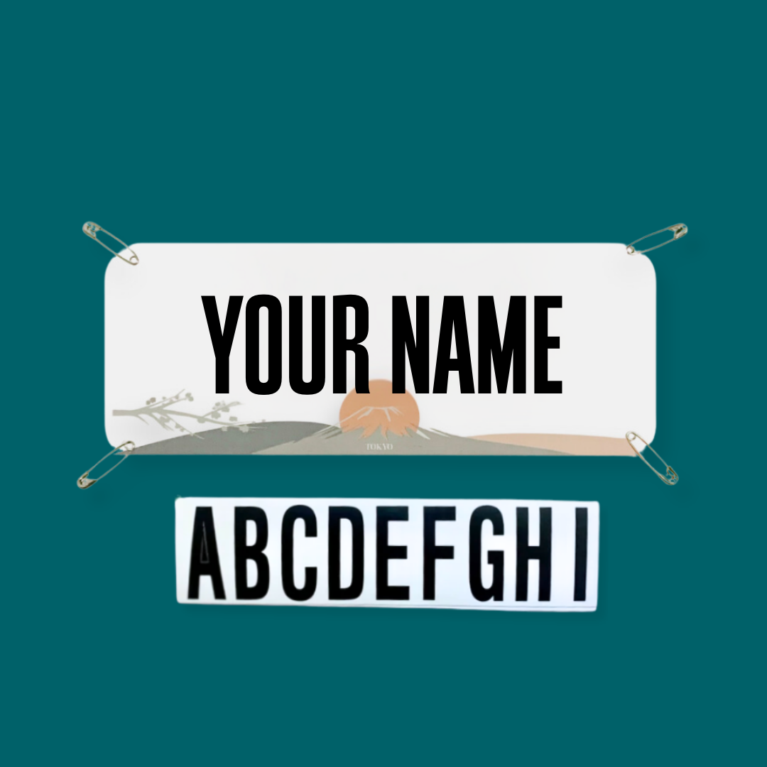 Tokyo - Marathon Name Bib Kit