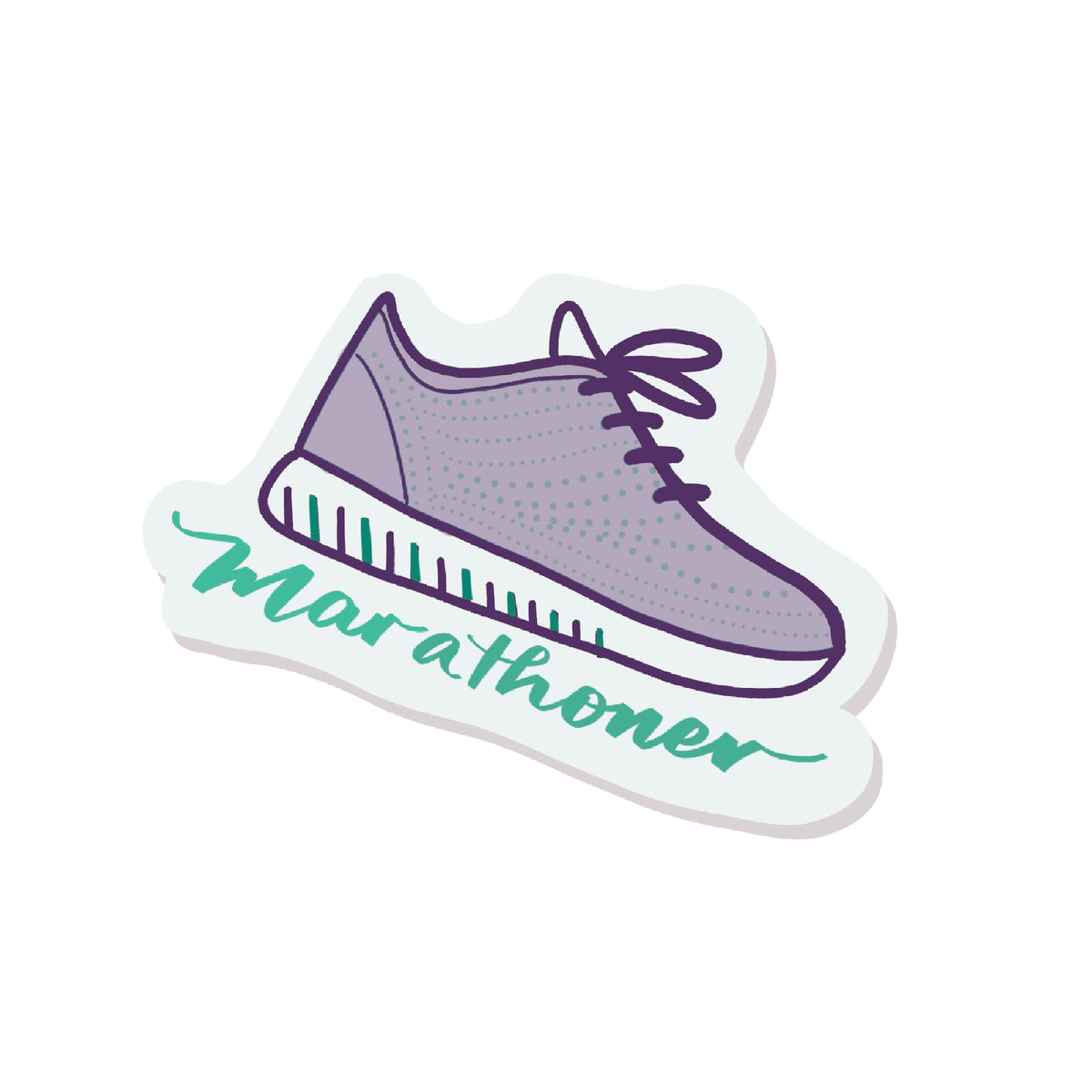 Marathoner Sneaker Sticker – Pen and Paces
