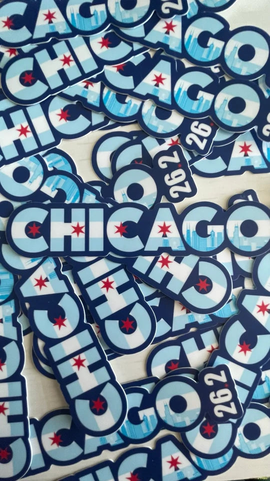 EXPO Pick up only- Chicago 26.2 Sticker- Collaboration (Race Day Rangers)