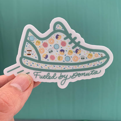 Fueled by Donuts Sticker, donut runner sticker