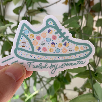 Fueled by Donuts Sticker, donut runner sticker