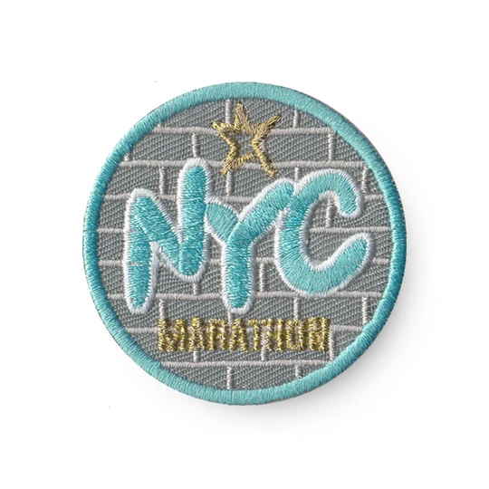New York City Commemorative Race Day Patch (circle) Collaboration