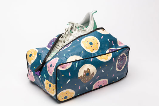 Donut Travel Shoe Bag | Lightweight & Durable Sneaker travel bag| Perfect for Sneakers & Gym Shoes