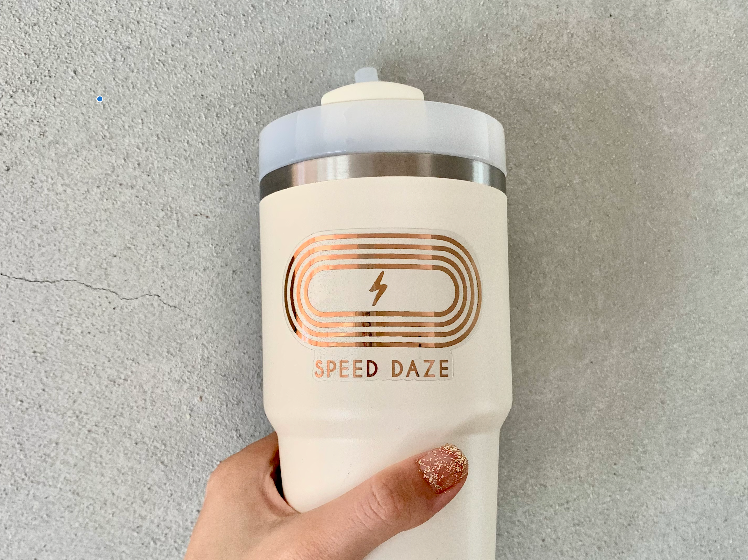 Speed Daze Metallic Sticker