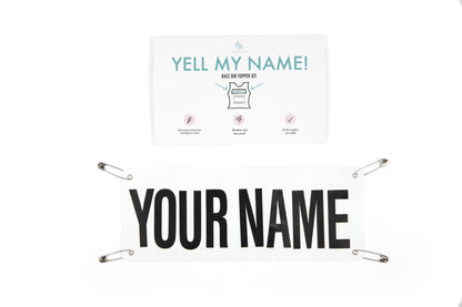 Bestseller Bundle: Shoe Bag and Yell My Name Bib Kit